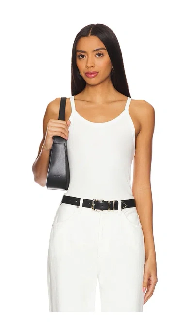 Éterne Rib Tank Top In White