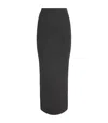 Éterne Ribbed Emma Maxi Skirt In Gray