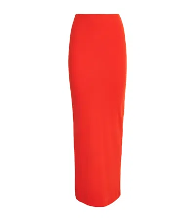 ÉTERNE RIBBED EMMA MAXI SKIRT