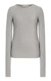 Éterne Ribbed-knit Fitted Top
