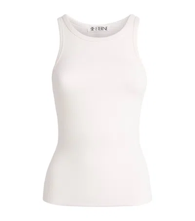 Éterne Ribbed Tank Top In Ivory