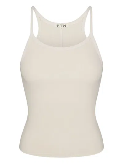 Éterne Ribbed Tank Top In Neutral