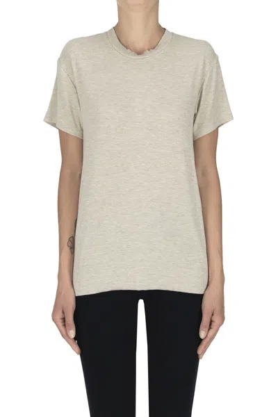 Éterne Ribbed T-shirt In Gray