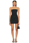 Éterne Ruched Tube Mini Dress
