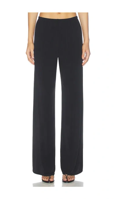 Éterne Rue Liquid Jersey Pant In Black