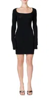 Éterne Black Sadie Minidress In Black