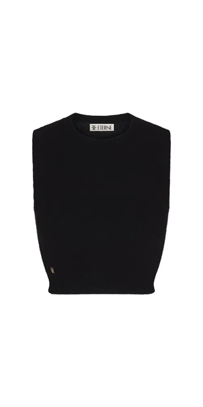 Éterne Sawyer Cashmere Top Black