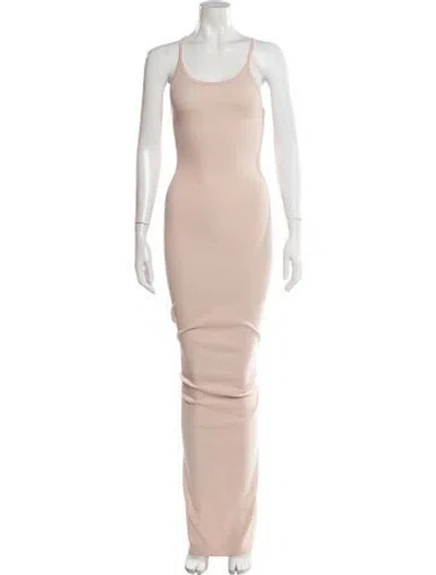 Pre-owned Éterne Scoop Neck Long Dress W/ Tags In Pink