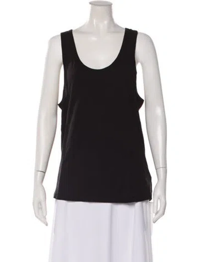 Pre-owned Éterne Scoop Neck Sleeveless Top W/ Tags In Black
