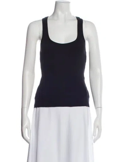 Pre-owned Éterne Scoop Neck Sleeveless Top W/ Tags In Blue