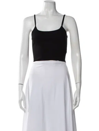 Pre-owned Éterne Scoop Neck Sleeveless Top In White