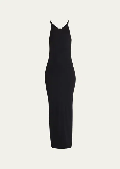 Éterne Scoop-neck Tank Maxi Dress In Black