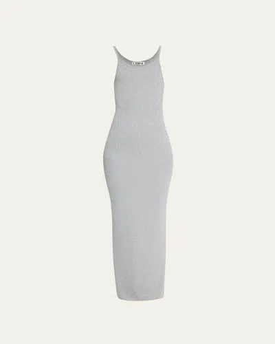 Éterne Scoop-neck Tank Maxi Dress In Gray