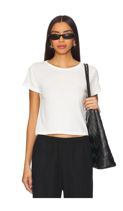 Éterne Short Sleeve Baby Tee In White