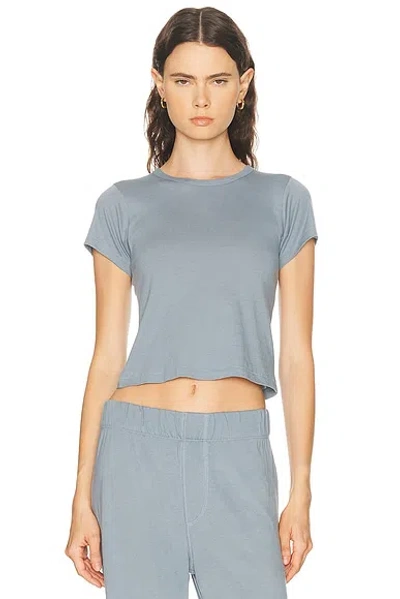 Éterne Short Sleeve Baby Tee In Gray