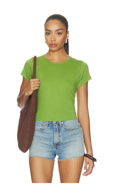 Éterne Short Sleeve Baby Tee In Green