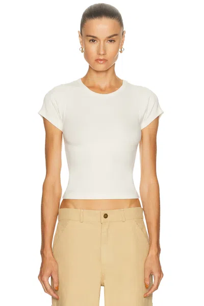 Éterne Short Sleeve Baby Tee In Brown