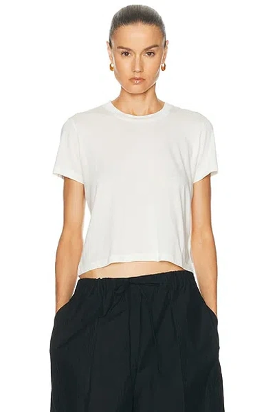 Éterne Short Sleeve Boxy Tee In White