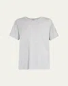 Éterne Short-sleeve Boyfriend T-shirt In Heather Grey