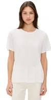Éterne Short Sleeve Boyfriend T-shirt Ivory In Ivory