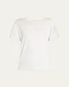 Éterne Short-sleeve Boyfriend T-shirt In White