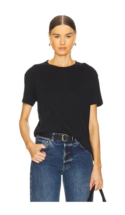 Éterne Short Sleeve Boyfriend Tee In Black