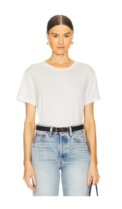 Éterne Short Sleeve Boyfriend Tee In White