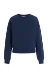 Éterne Shrunken Cotton-modal Terry Sweatshirt In Black