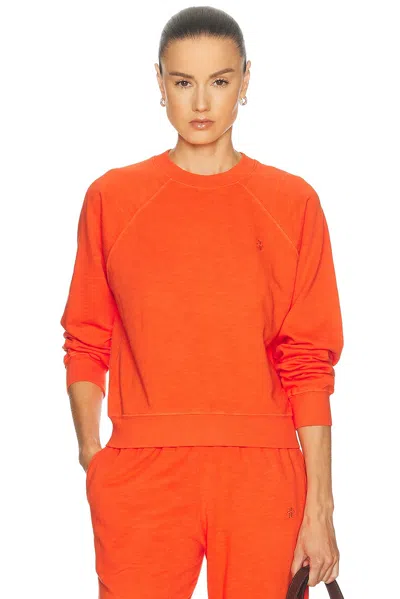 Éterne Shrunken Raglan Sweatshirt In Orange