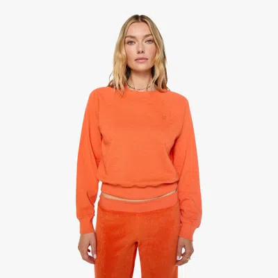 Éterne Shrunken Raglan Sweatshirt Papaya In Orange
