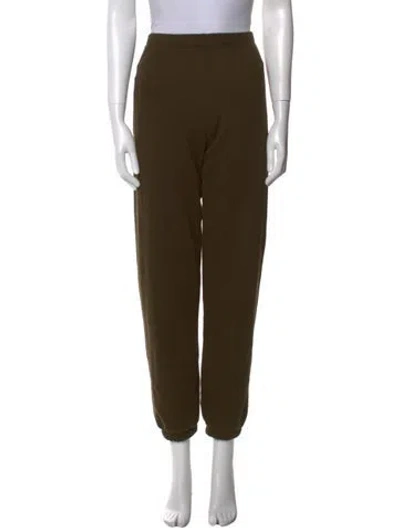 Pre-owned Éterne Skinny Leg Pants In Green