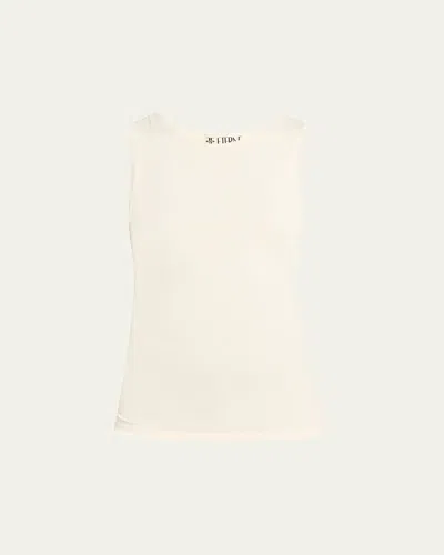 Éterne Sleeveless Crewneck Top In Neutral