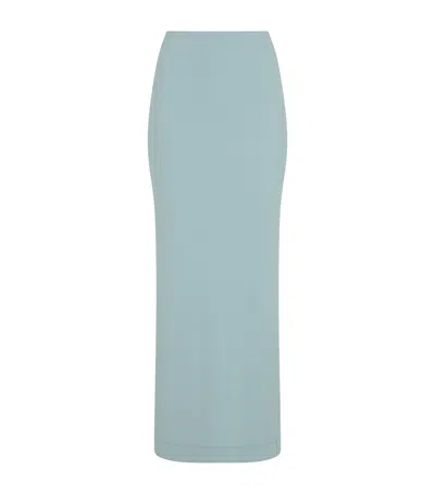 Éterne Slim-fit Emma Maxi Skirt In Green