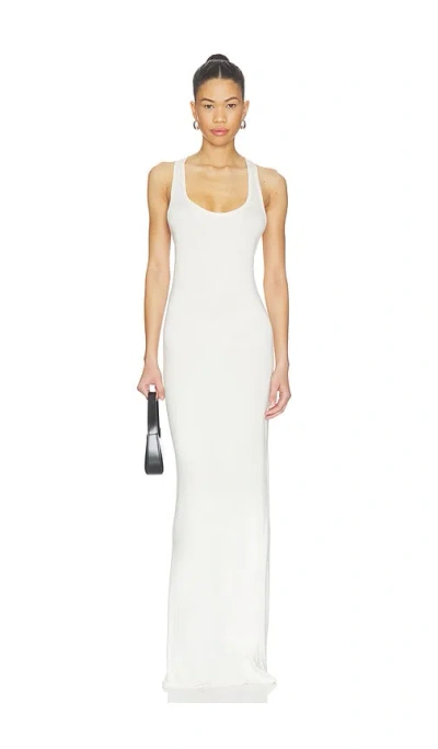 Éterne Soft Jersey Hedi Maxi Dress In White