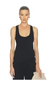 Éterne Soft Jersey Hedi Top In Black