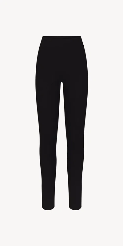 Éterne Soft Jersey High Rise Legging In Black