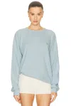 Éterne Sonny Oversized Cotton Sweatshirt In Blue