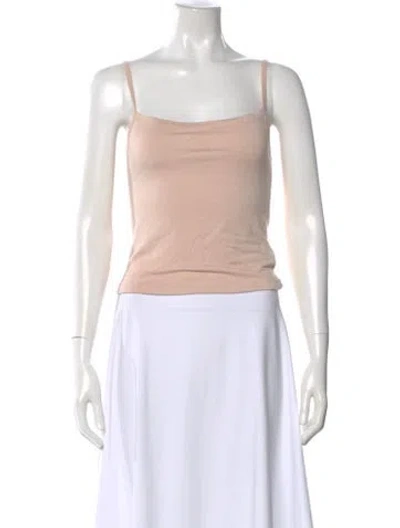 Pre-owned Éterne Square Neckline Sleeveless Top In Neutral