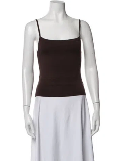 Pre-owned Éterne Square Neckline Sleeveless Top W/ Tags In Grey
