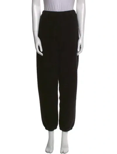 Pre-owned Éterne Straight Leg Pants In Black