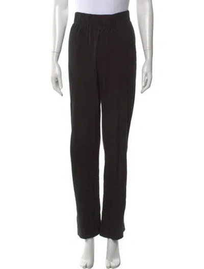 Pre-owned Éterne Straight Leg Pants In Black