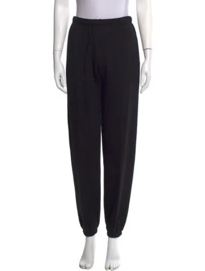 Pre-owned Éterne Straight Leg Pants In Black