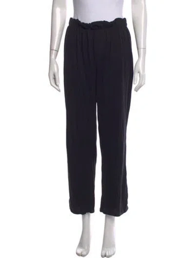 Pre-owned Éterne Straight Leg Pants In Blue