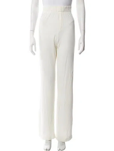 Pre-owned Éterne Straight Leg Pants In Blue