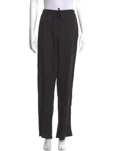 Pre-owned Éterne Straight Leg Pants In Gray
