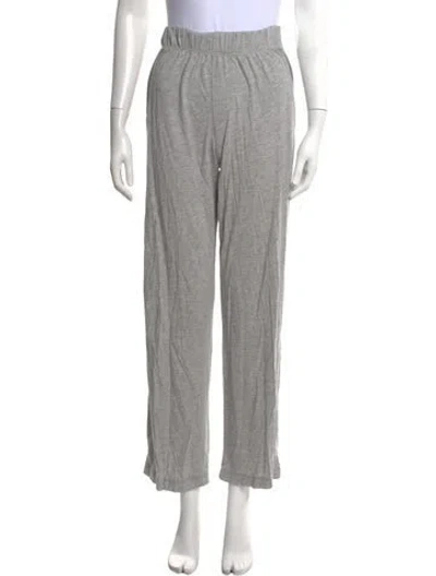 Pre-owned Éterne Straight Leg Pants In Grey