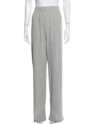 Pre-owned Éterne Straight Leg Pants In Grey