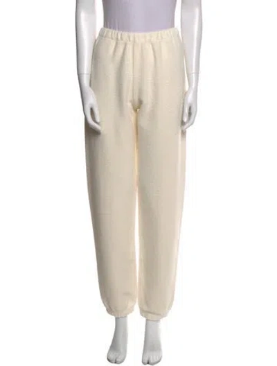 Pre-owned Éterne Straight Leg Pants In Neutral