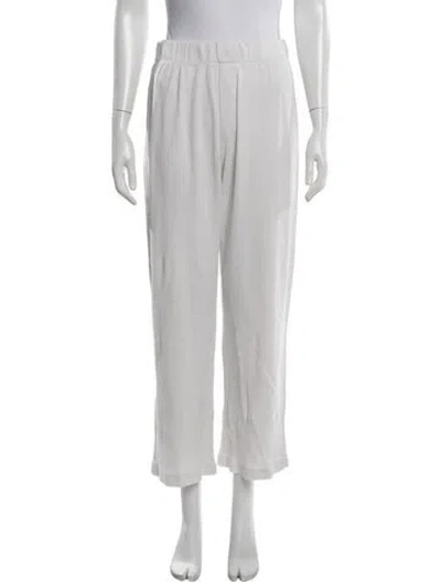 Pre-owned Éterne Straight Leg Pants In Neutrals