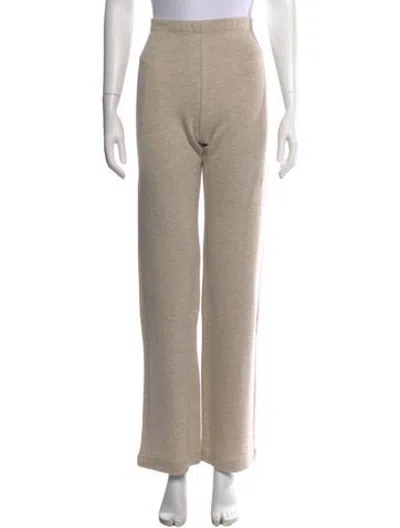 Pre-owned Éterne Straight Leg Pants In Neutrals
